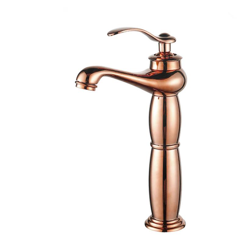 Antique Bronze Bathroom Faucet Brass Basin Faucets Hot & Cold Bathroom Sink Faucet Deck Mounted Lavotory Faucet  Mixer Water Tap