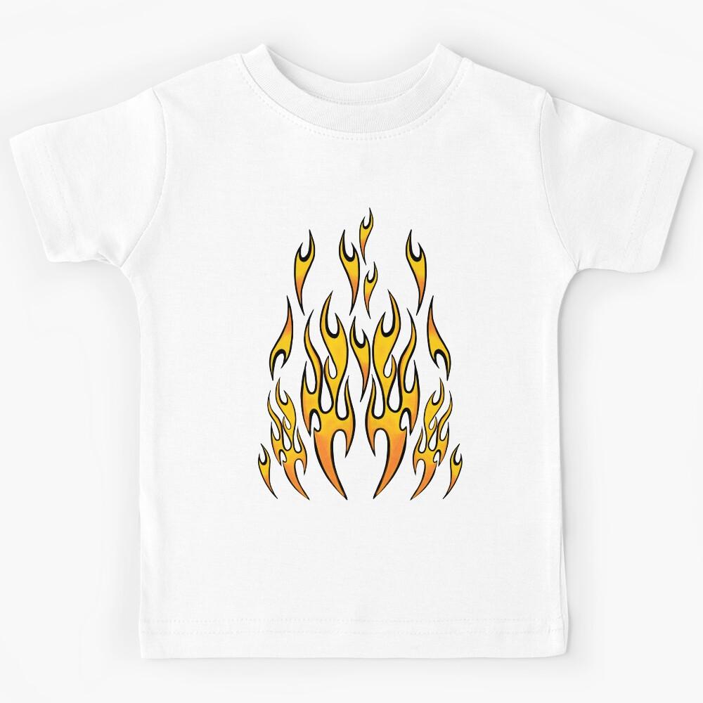 Classic Hot Rod Flames Kids T-Shirt 150
