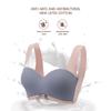 Flarixa Latex-Unterwäsche, nahtlos, Übergröße, Damenunterwäsche, unsichtbarer Push-Up-Sport-BH ohne Knochen, niedriger Schnitt, sexy Dessous, 5XL