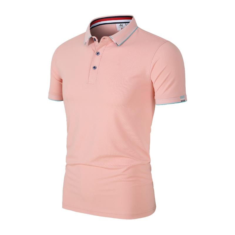 2024 Brand Men's Original Polo Shirt Men's Cotton Polo Shirt Short Sleeved Oversized Polo Men's New Summer Clothing