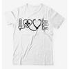 Nurse Doctor Medical LOVE Sign Student T-shirt Stethoscope Pattern Unisex T Shirt Men Women Fashion Crewneck Cotton Tee Tops