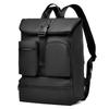 Men's Business Commuting Leather Large-capacity Casual Backpack, College Student Computer Backpack