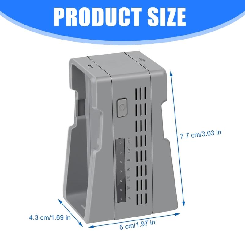 Vertical Drones Battery Charging Hub Space Saving Design Intelligent Management for Neo2 Battery 2Slot Chargers forTravel