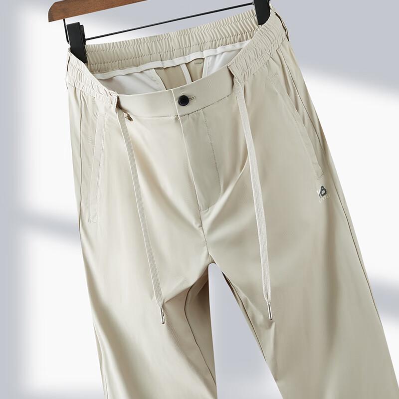 

Men s Quick-Dry Elastic Casual Pants 2XL