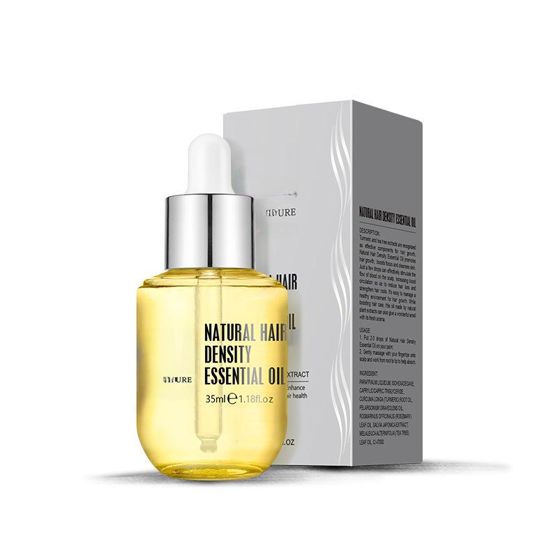 Ulei natural de creștere a părului cu ghimbir, tratament pentru îngrijirea scalpului, ulei esențial, repararea părului, ser nutritiv, 35 ml