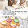 10Pcs Puto Cake Mold Aluminum Alloy Egg Tart Cup Cupcake Kitchen Baking Mold Mini Round Baking Oven Pan Pastry Dessert Mould