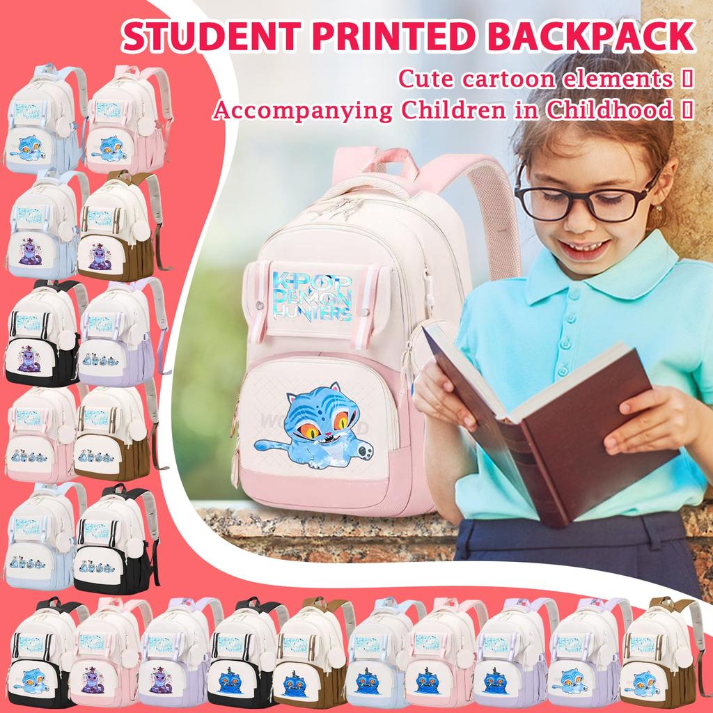 Printed Backpack For Students
