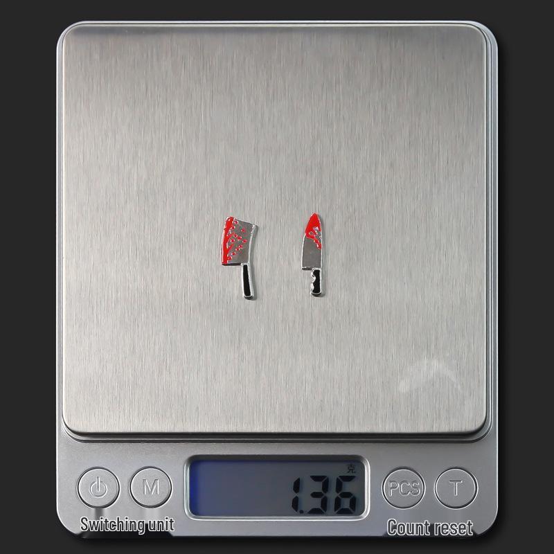 Autocolante metalice bijuterii nail art tacâmuri însângerate de Halloween transfrontaliere