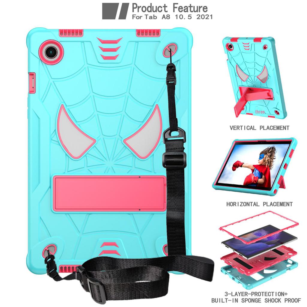 Spider-Man Triple-Proof Protective Case for Samsung Galaxy Tab A8 2021 SM-X205/X200