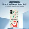 For iPhone 17 Case Christmas Gifts Pattern Printing Straight Edge TPU Phone Back Cover