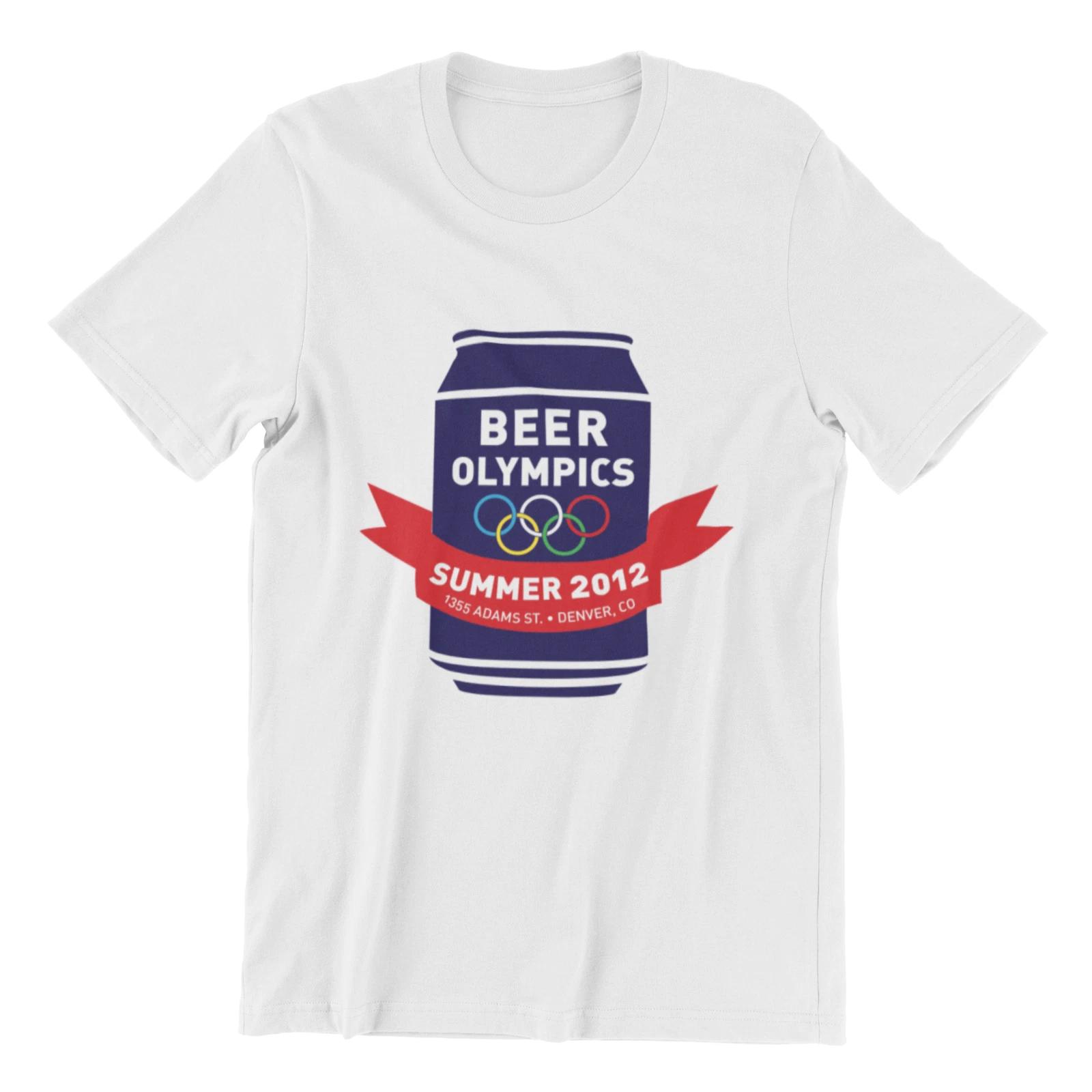 Vintage Retro T-Shirt Beer Olympics Beer Olympics Graphic Tee For Men Women 3XL