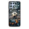 Football Sport Soccer Case for Samsung Galaxy S23 S21 S20 FE S24 S22 Ultra S10 S10e S9 Plus Soft Black TPU Phone Cover Bumper