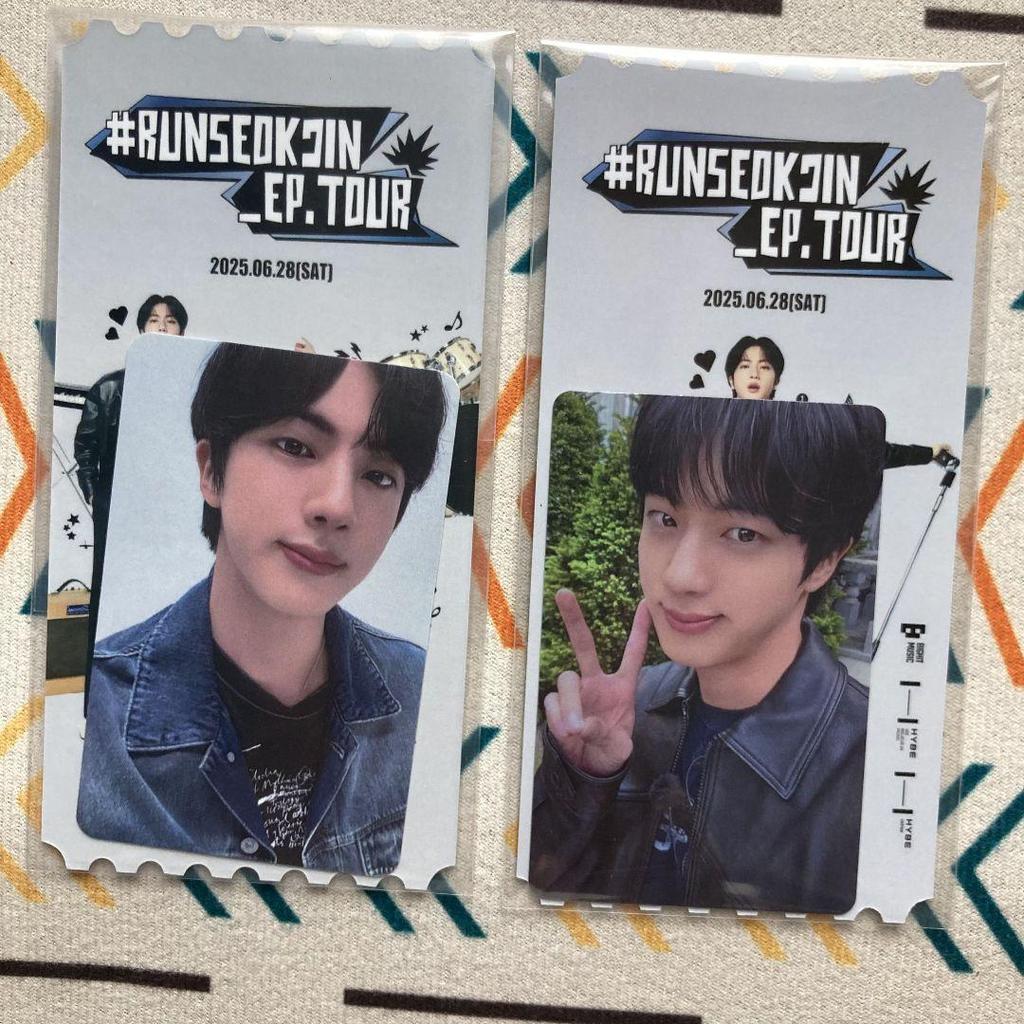 [USED] BTS 6/28 Jin RUNSEOKJIN_EP.TOUR IN GOYANG 2 tickets