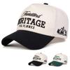 Unisex Heritage Letter Embroidery Baseball Caps Spring Autumn Outdoor Adjustable Casual Hats Sunscreen Hat Sports Cap