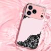 Trendy Pink Clear with Black Phone Case Mobile Phones for Iphone 17 Pro Max Cover Glass for iPhone 17 16 15 14 13 12 Pm Pro Plus