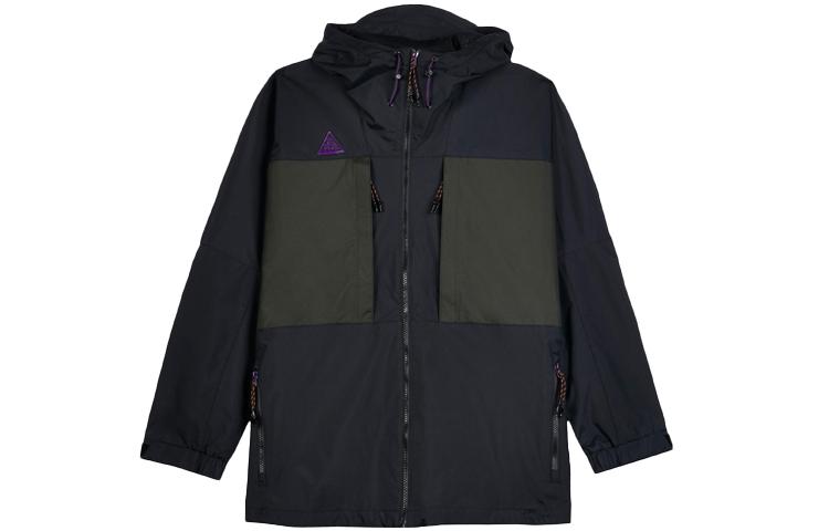 Nike Jackets Men s Black Purple Hooded Moderate Workwear AQ2294-010 L