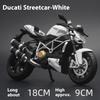 1/12 Scale Ducati Streetfighter S Muscle Alloy Motorcycle Diecast Model Sound & Light Desktop Collection Decorative Gift Boys