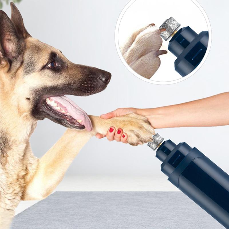 Dog Nail Grinder 2 Speed Regulation Quiet Painless Electric Pet Nail Trimmer for Pet Grooming Tools