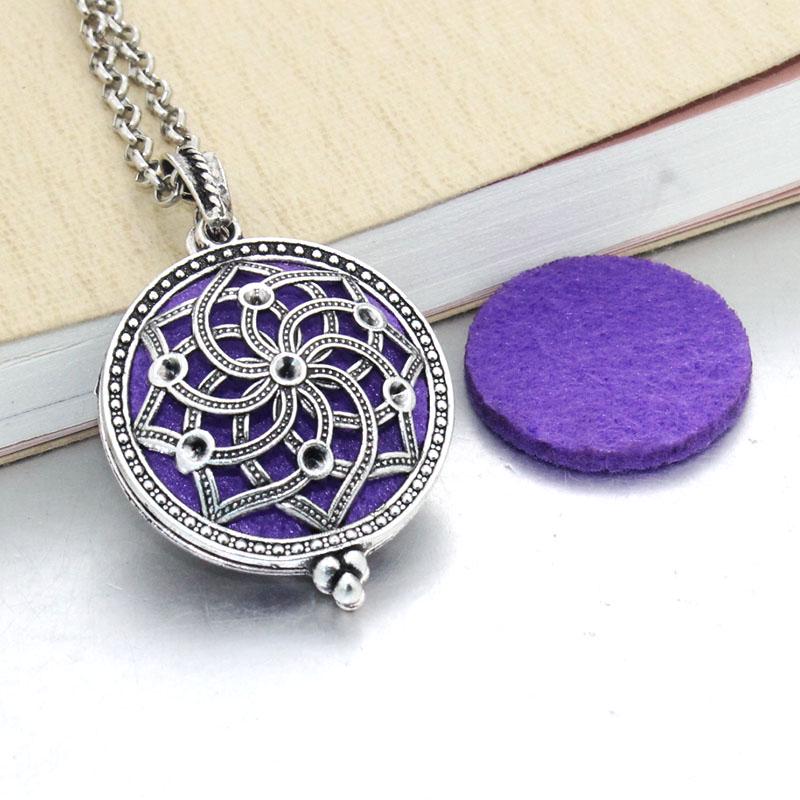 Aromatherapy Necklace Tree of Life Diffuser Jewelry Vintage Open Locket Pendant Essential Oil Perfume Aroma Diffuser Necklace