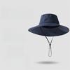 Western cowboy hat with large brim outdoor hiking fisherman hat sun shading sun protection fishing summer hiking hat