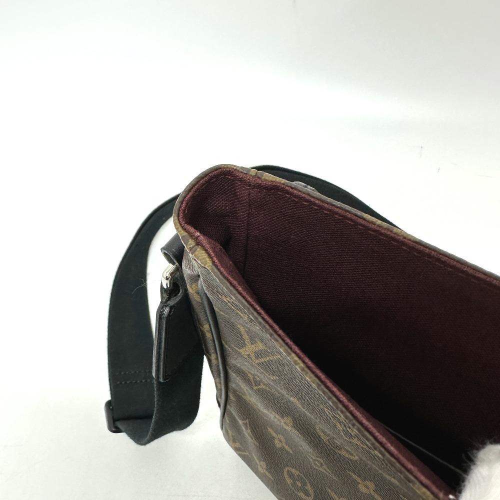 Louis Vuitton M56715 MonogramMacassar Bus MM Crossbody bag shoulder bag