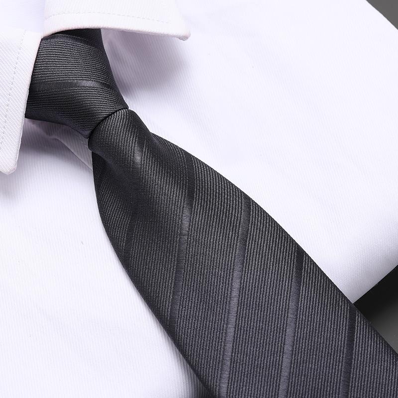 No Black Zipper Men'S Professional Dress Tie Business Casual Wedding Groom Korean Version Of A Pull Tie