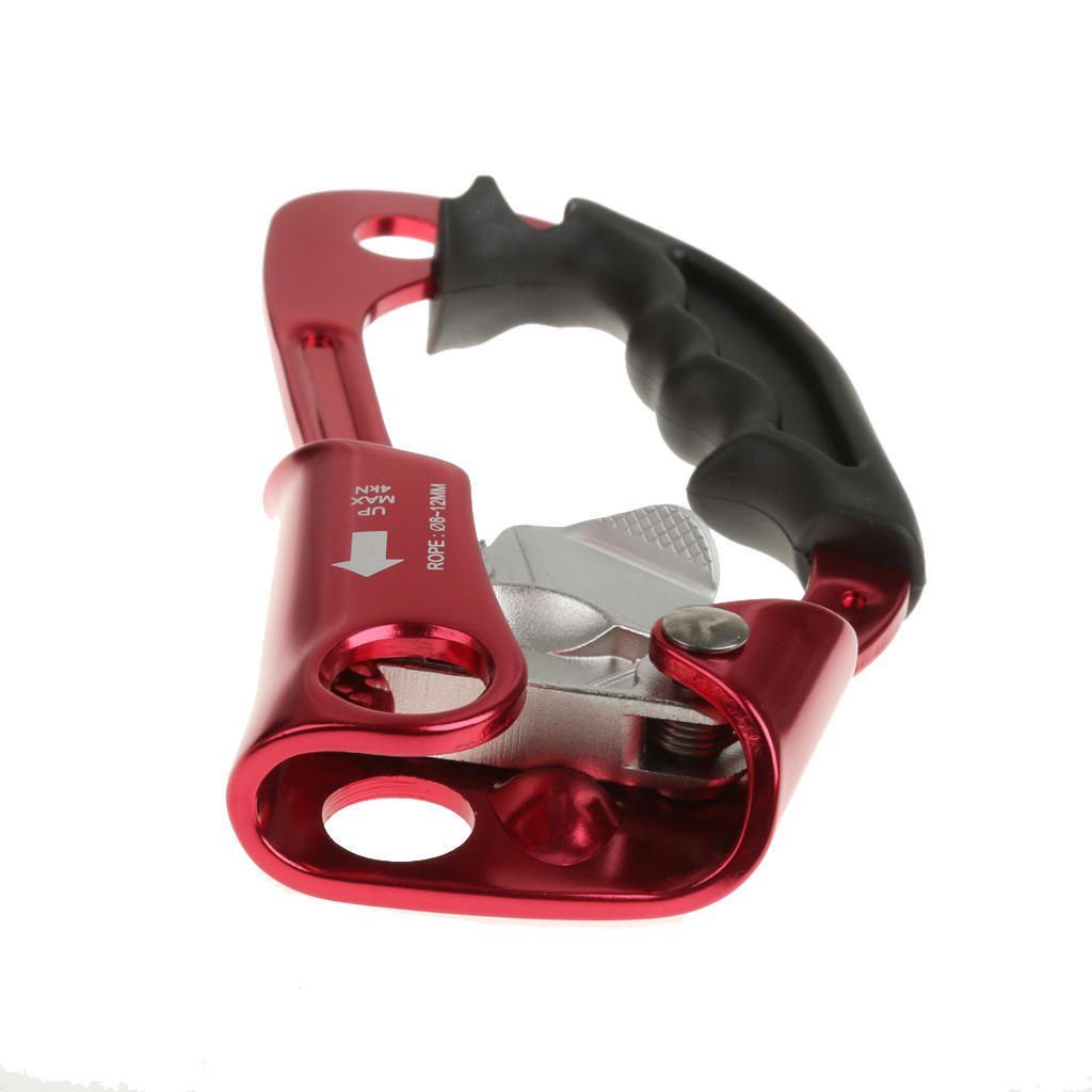 Aluminum Hand Ascender Climbing Handle Rope Ascender Equipment for Mountaineering Arborist Tree Surgery