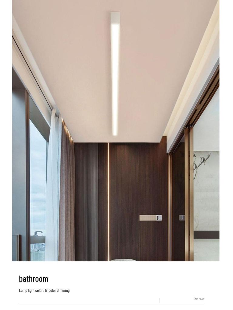 Nordic Minimalist LED Strip Light for Living Room, Hallway, Bedroom, and Balcony