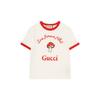 GUCCI T Shirts Women's Ecru Crew Neck Moderate 723566-XJFT2-9088