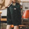 Amerikanische Retro Cord Arbeitsshorts - Herren Locker Geschnitten Trendy Lässige Fünf-Punkt-Hose