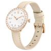 Swarovski Certa Series Watch Quartz Movement Leather Strap 30*30mm White Dial Water Resistant 50 Meters Women watches 5672968