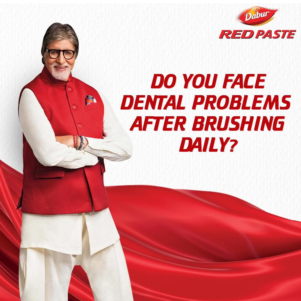 Dabur Red Toothpaste 300g Pack Of 2 Ayurvedic Germ Protection Cavity Plaque Oral Care