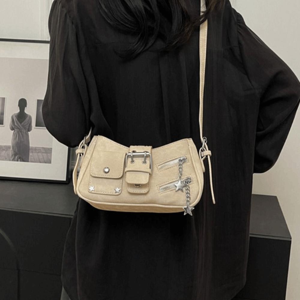 Rivet Y2K Underarm Bag Star Retro Crossbody Bag Fashion Spicy Girl Shoulder Bag  Girls