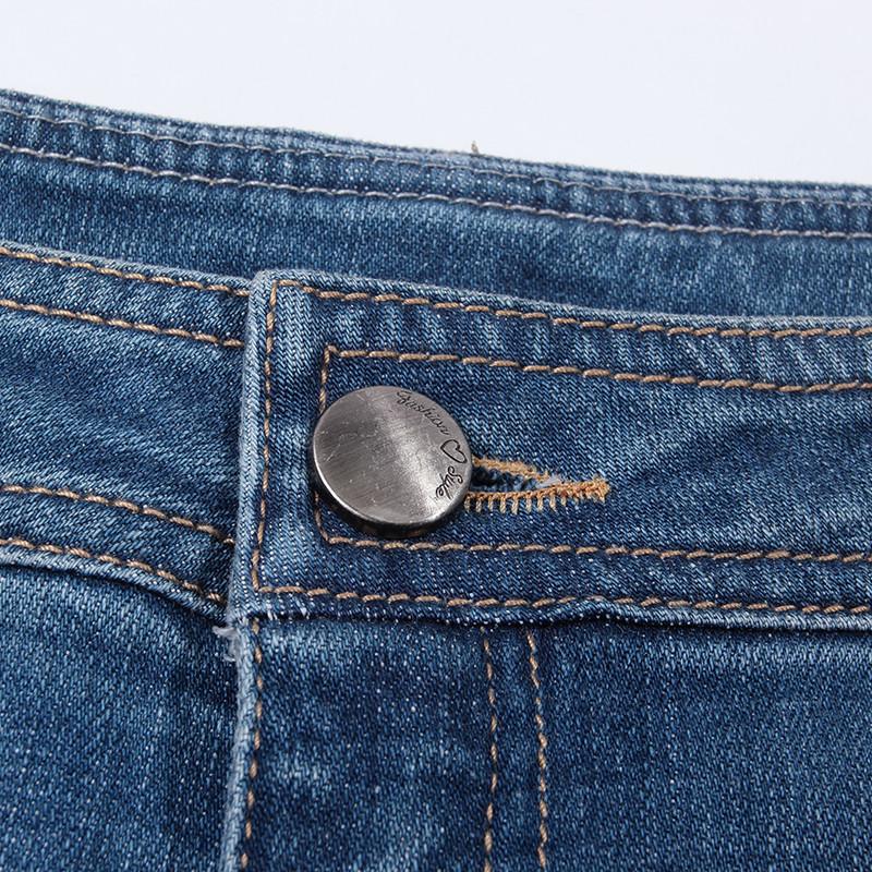 Men's Mid-rise Plus Size Flared Jeans Micro Stretch Denim Flared Pants Classic Ddesign Jeans