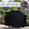 BBQ Grill Barbeque Cover Anti-Dust Waterproof Heavy Duty Charbroil BBQ Cover Outdoor Rain Protective Barbecue Cover