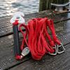 VVConfiguration Tow Harness Braided Polyester Rope Stainless Steel Hooks Towing Strap