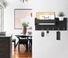 Stock Simple Wooden Wall Shelf & Key Holder - Solid Wood, Wall-Mounted for Entrance Hall