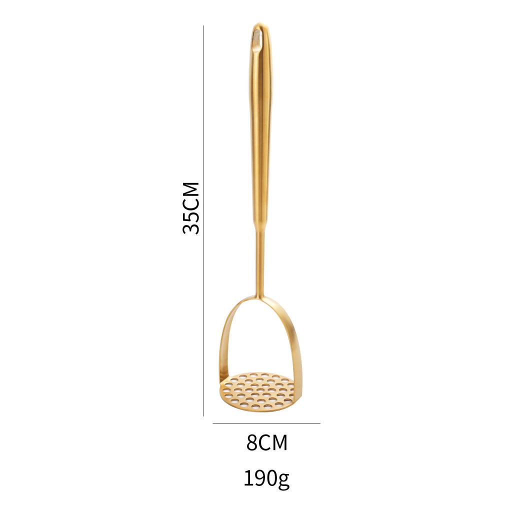 1pcs Stainless Steel Potato Masher Manual Food Crusher Smooth Garlic Presser Pumpkin Ricer Kitchen Gadgets Household Utensils