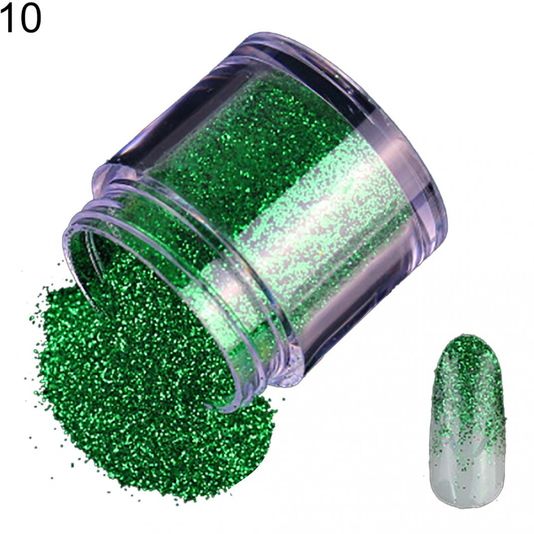 

10 г Лазерная тонкая блестящая пудра DIY Nail Art