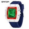 Sanda Waterproof Multifunctional Sports Watch for Students with Alarm