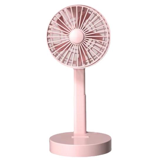 Cooling Fan Slient Cool Stretchable Desk Handheld Vertical Dual Use Fodable Mini Fan for Dormitory