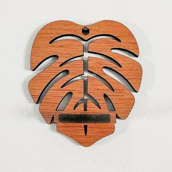 Wall Air Plant Holder Wooden Geometric Air Plant Stand Rustic Wall Mount Planter for Home Living Room Bedroom Decor