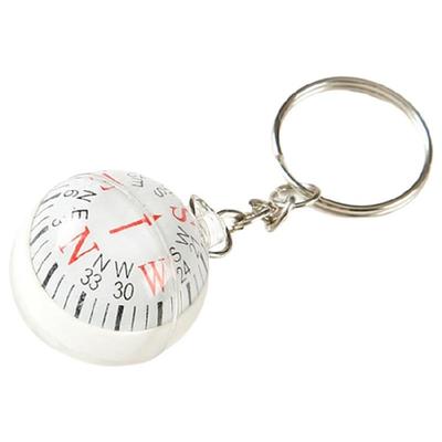 Multipurpose Handy Keyring Compass With Liquid Filled Round Designs for Accurate Navigation During Hiking and Camping