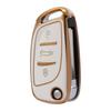Kompatible Schlüsselhülle für Dongfeng Citroen C5/C4L, DS4S und Peugeot 408 - Damen-Schalen-Tasche mit Schnalle