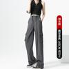 Overalls Women's Spring Thin Parachute Pants Small High Waist Wide Leg Casual Quick-Drying Sports Fitness Pants