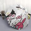 Hello Kitty,Sanrio Characters Automatic Folding Umbrella-Simple 8-Rib Design, Bright Cartoon Pattern, Durable Iron Frame, Suitable For Trave