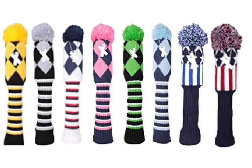 

Knit Golf Headcover for Clubs with Pendant Utility/UT (American Blue)