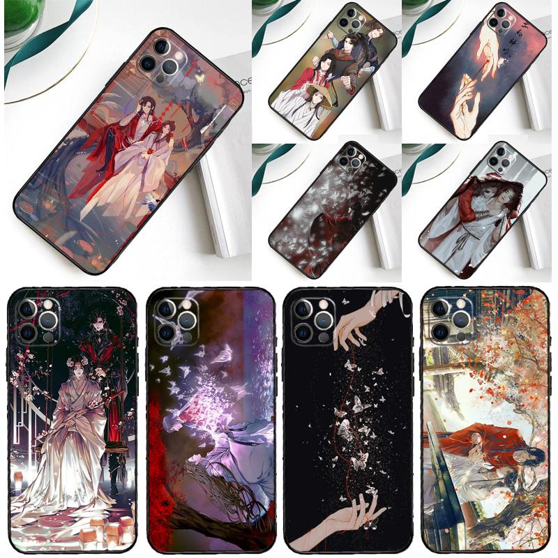 Heavenly Official Blesses Phone Case For iPhone 16 Pro Max 12 13 Mini 11 14 15 Pro Max XR 15 16 Plus 16e Back Cover