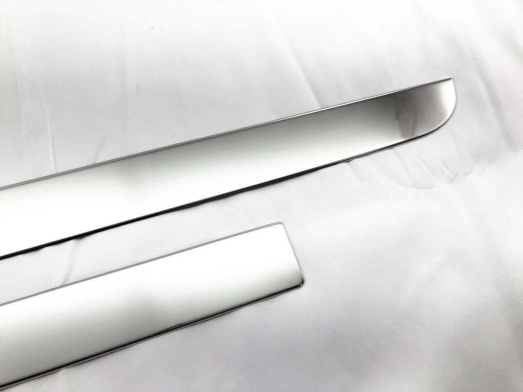 BRIGHTZ Tanto Custom LA650S LA660S Super Mirror Finish Stainless Steel Plated Side Door Under Molding 4PC LA650 LA660 A650 A660 650 660 Tanto Custom