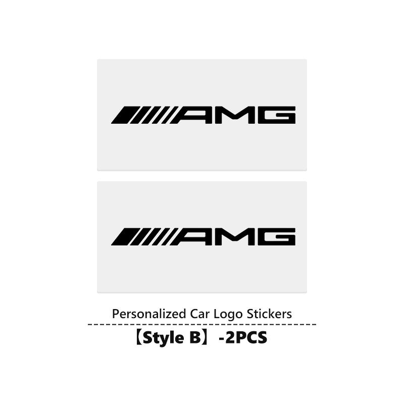 IYLCL1 Car Stickers Body Glass Center Console Decorative Stickers For AMG Mercedes Benz CITAN VITO SPRINTER CLS SLK W202 W203 W204 W205